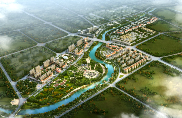 新疆尉犁縣孔雀河兩岸及周邊城市設(shè)計